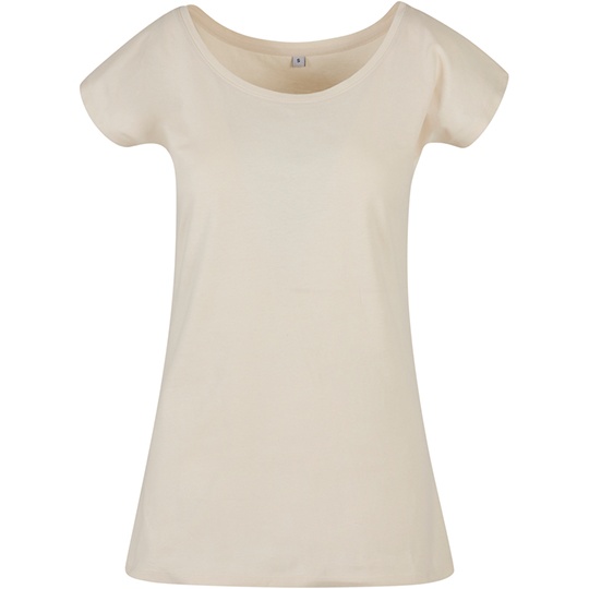 T-shirt Damski Oversize Bawelniany BYBB013 - Sand