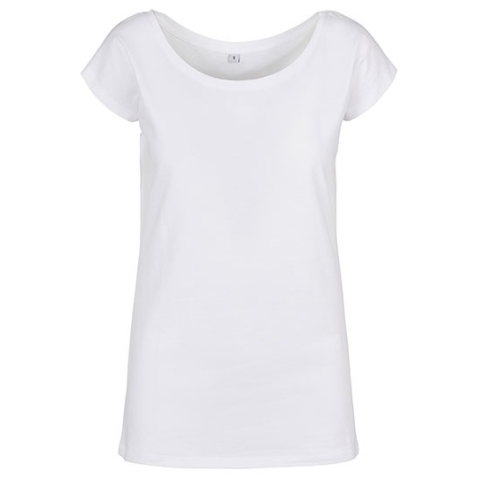 T-shirt Damski Oversize Bawelniany BYBB013 - White