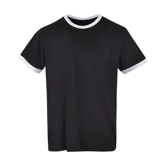 T-shirt Meski Klasyczny Bawelniany BYBB022 - Black & White