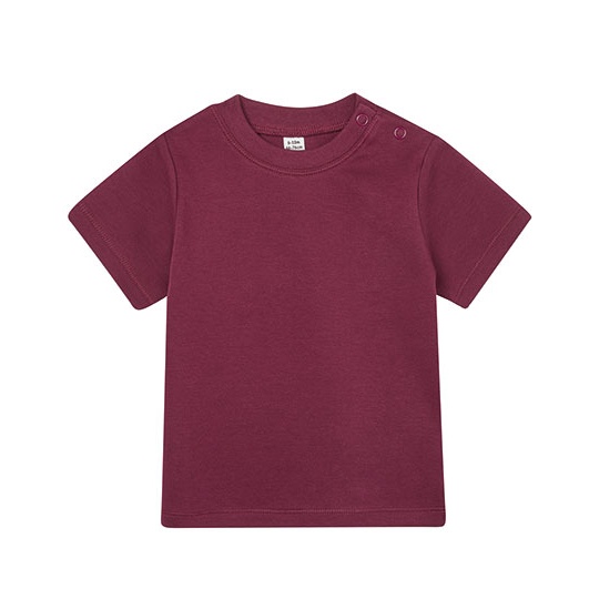 Koszulka Klasyczna Bawełniana BZ02 - Burgundy