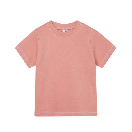 Koszulka Klasyczna Bawełniana BZ02 - Dusty Rose