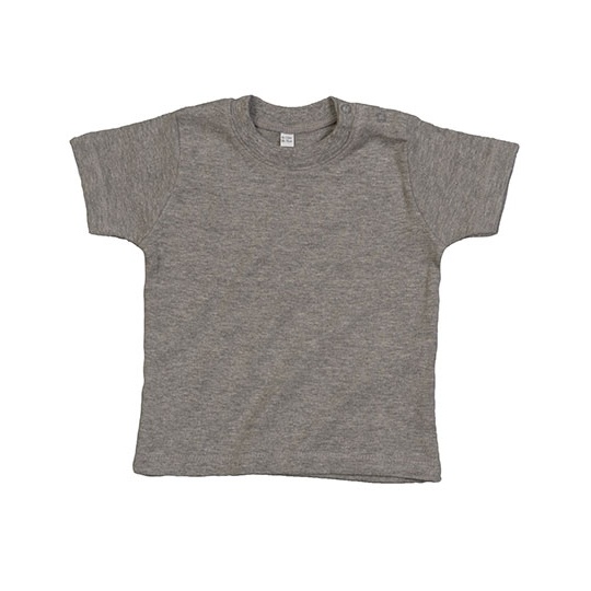 Koszulka Klasyczna Bawelniana BZ02 - Heather Grey Melange