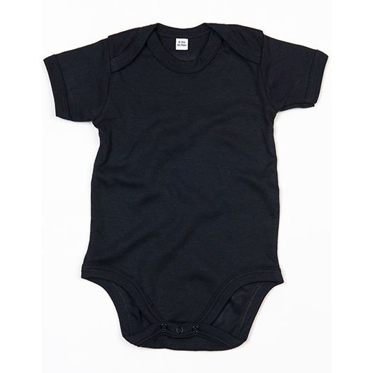 Body Niemowlece Organiczne Interlock BZ10 - Black