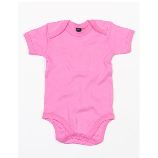 Body Niemowlece Organiczne Interlock BZ10 - Bubble Gum Pink