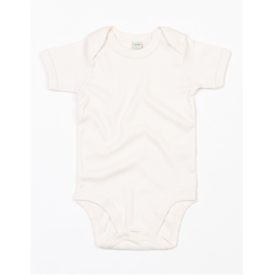 Body niemowlęce z krótkim rękawem BZ10 - Natural