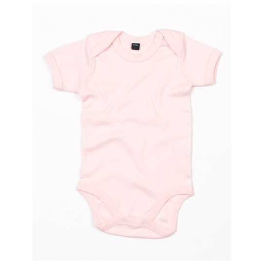 Body niemowlęce krótkim rękawem BZ10 - Powder Pink