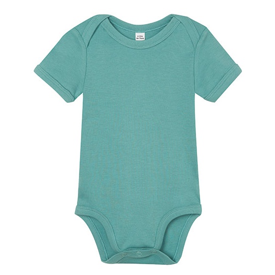Body Niemowlece Organiczne Interlock BZ10 - Sage Green