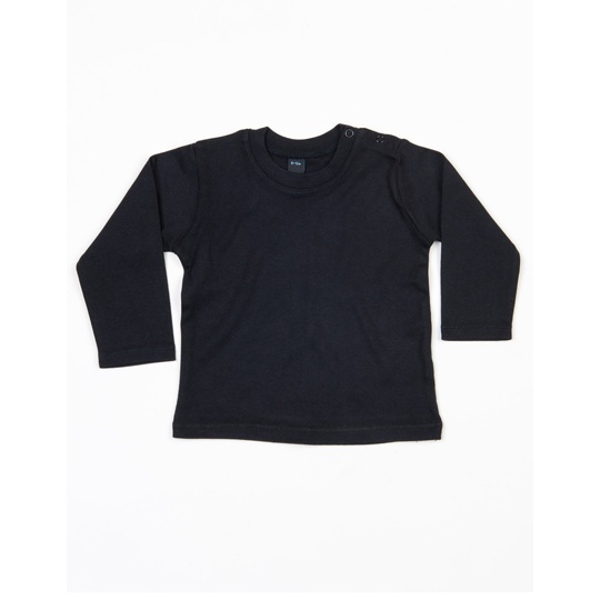 Koszulka Dziecieca Klasyczna Bawelna Organiczna BZ11 - Black