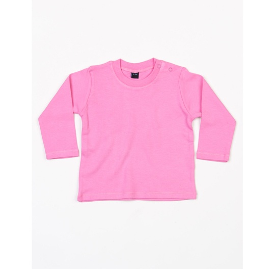 Koszulka dziecięca z długim rękawem BZ11 - Bubble Gum Pink