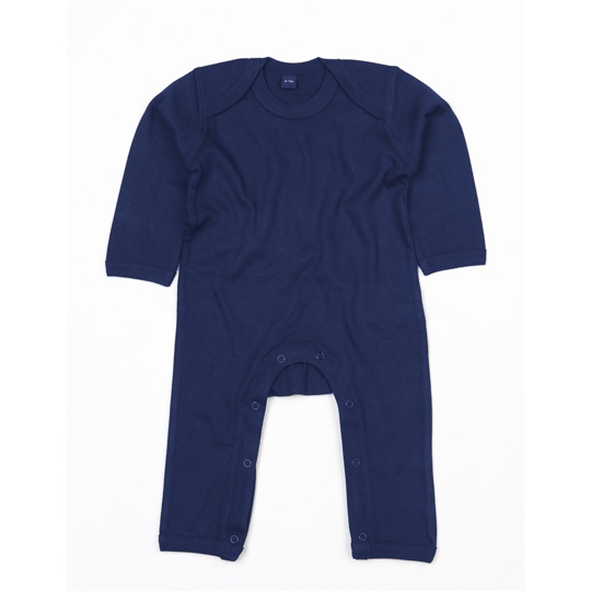 Body niemowlece z dlugim rekawem Bawelna Organiczna Interlock BZ13 - Nautical Navy