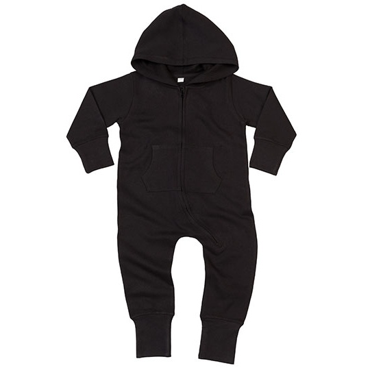 Kombinezon niemowlęcy z kapturem BZ25 - Black