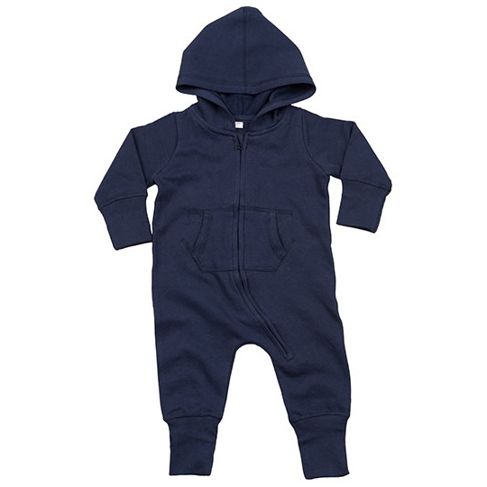 Kombinezon niemowlecy z kapturem BZ25 - Nautical Navy