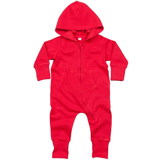 Kombinezon niemowlęcy z kapturem BZ25 - Red