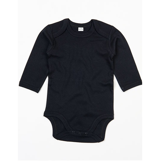 Body niemowlęce z długim rękawem BZ30 - Black