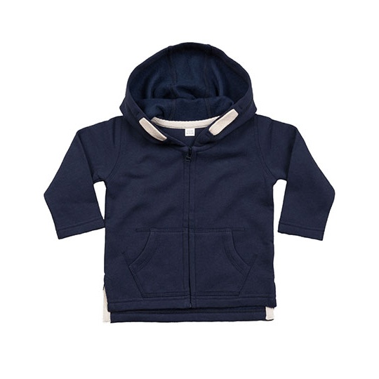 Bluza Rozpinana z Kapturem Bawelna Organiczna BZ32 - Nautical Navy