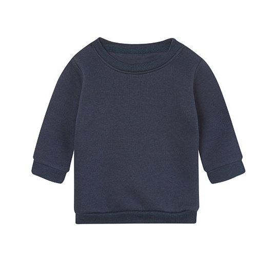 Bluza Niemowleca Klasyczna Bawelna Organiczna Recykling BZ64 - Navy