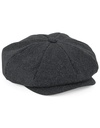 Kaszkiet z welny melton CB629 - Charcoal Marl
