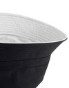 Kapelusz Dwustronny Plaski Bawełniany Twill CB686 - Black & Light Grey