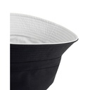 Kapelusz Dwustronny Plaski Bawelniany Twill CB686 - Black & Light Grey
