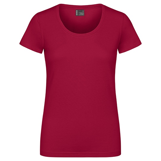 Damski T-shirt Slim Mieszanka Bawelny Poliestru CD3075 - Granat