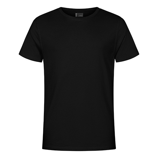 T-shirt Meski Klasyczny Bawelna Poliester Odporny na Mechacenie CD3077 - Black