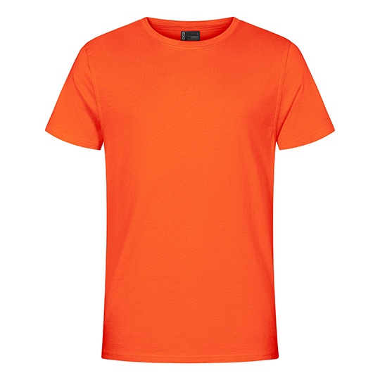 T-shirt Meski Klasyczny Bawelna Poliester Odporny na Mechacenie CD3077 - Flame