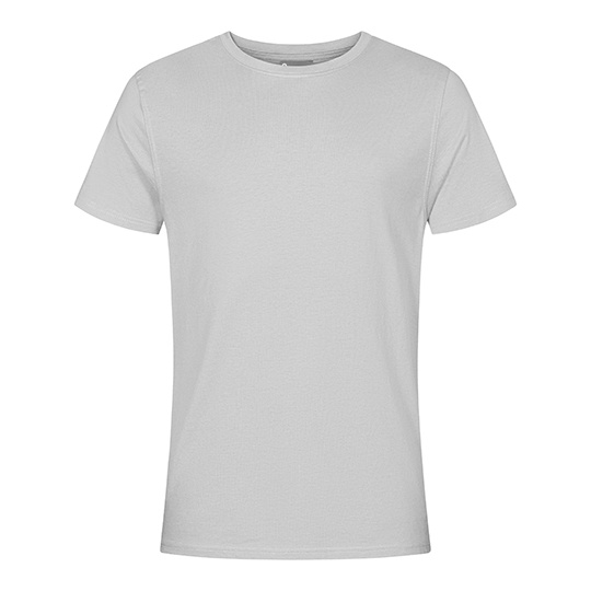 T-shirt Meski Klasyczny Bawelna Poliester Odporny na Mechacenie CD3077 - New Light Grey (Solid)