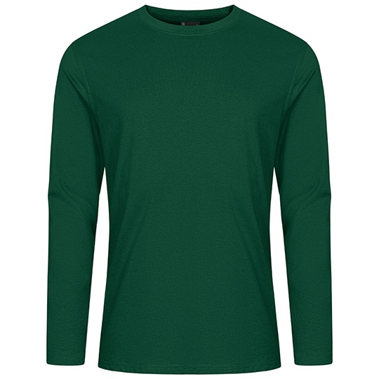 Koszulka Męska Długi Rękaw Klasyczna Bawełna Poliester Vortex CD4097 - Forest