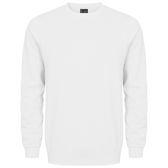 Bluza Unisex Nieczesany Molton Bawelna Poliester CD5077 - White