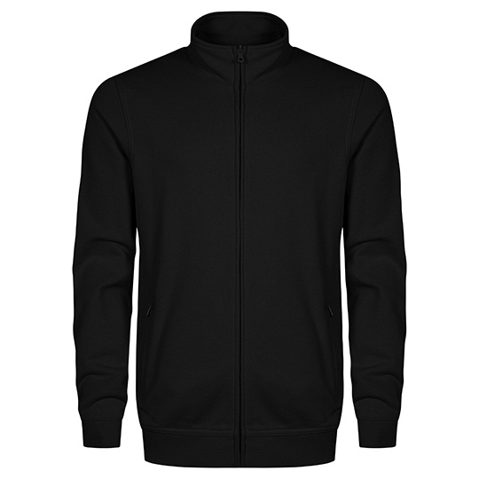 Bluza Rozpinana Męska Robocza Nieczesany Molton CD5270 - Black