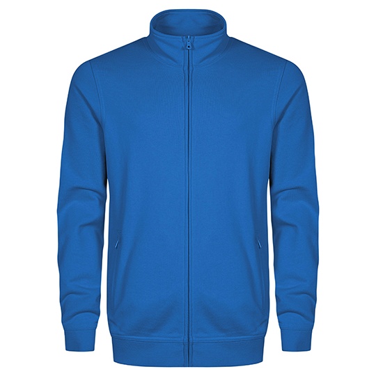 Bluza Rozpinana Meska Robocza Nieczesany Molton CD5270 - Cobalt Blue