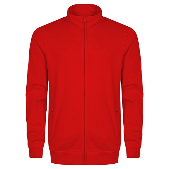 Bluza Rozpinana Meska Robocza Nieczesany Molton CD5270 - Fire Red