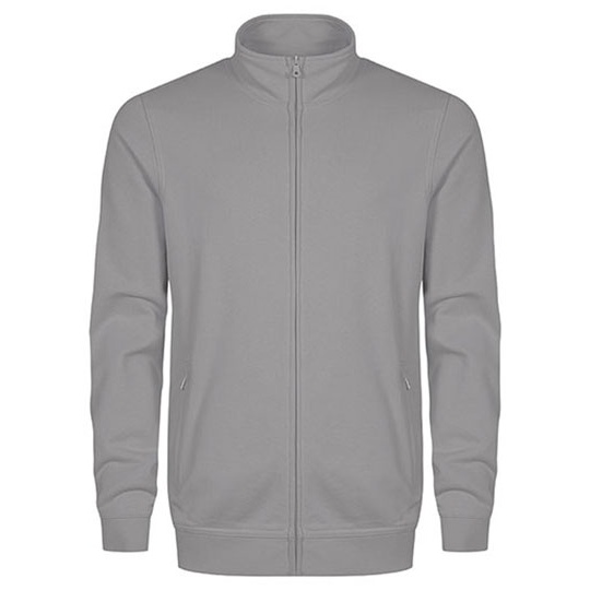 Bluza Rozpinana Meska Robocza Nieczesany Molton CD5270 - New Light Grey (Solid)