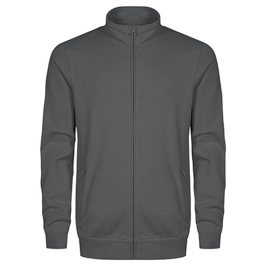 Bluza Rozpinana Meska Robocza Nieczesany Molton CD5270 - Steel Grey