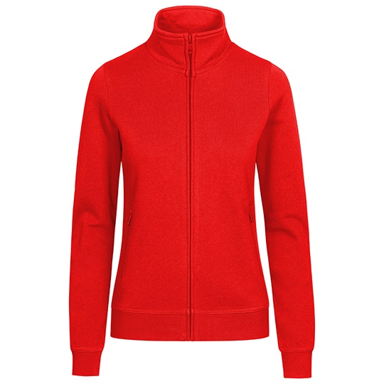Bluza Rozpinana Bawelniano Poliestrowa CD5275 - Fire Red