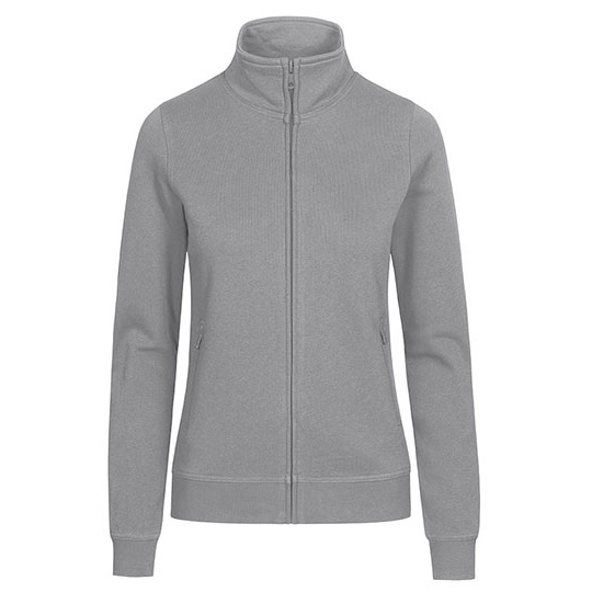 Bluza Rozpinana Bawelniano Poliestrowa CD5275 - New Light Grey (Solid)