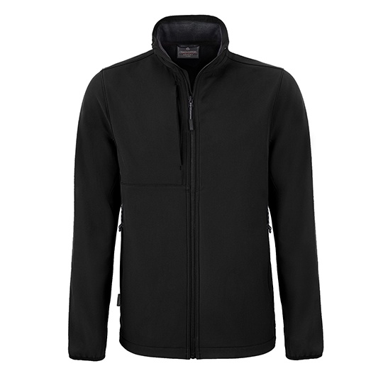 Softshell Męski Poliester Recykling Elastan CEL003 - Black