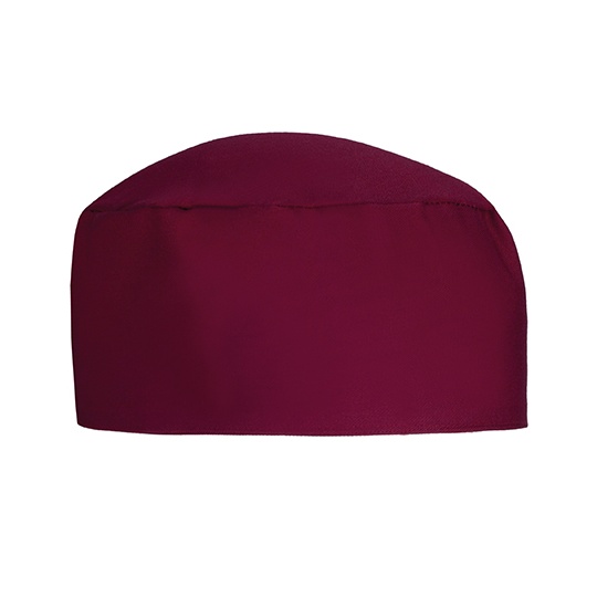 Czapka Kucharska Odporna na Zagniecenia CGW186 - Cherry