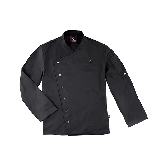 Bluza Kucharska Meska Latwa Pielegnacja CGW3100 - Black