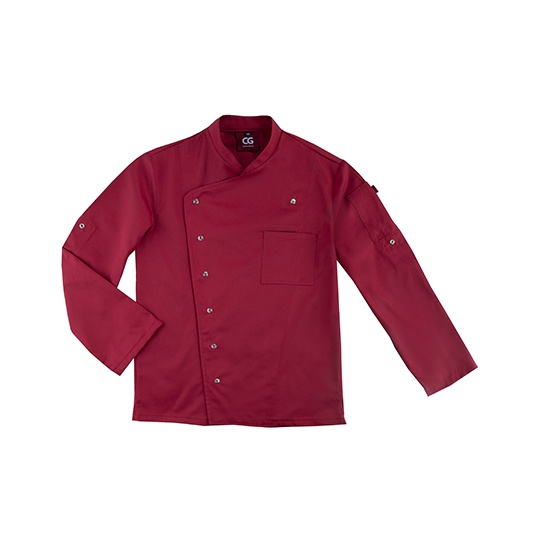 Bluza Kucharska Meska Latwa Pielegnacja CGW3100 - Cherry