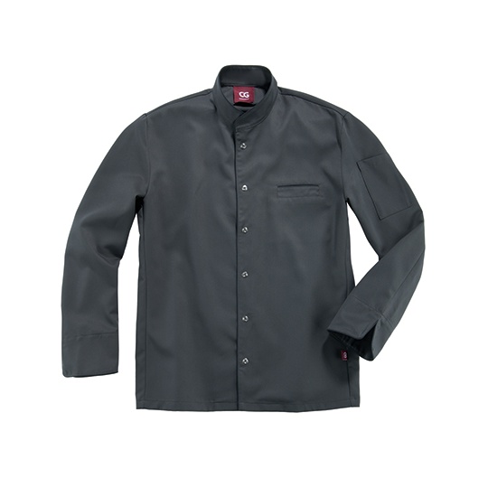 Bluza Kucharska Meska Slim Lyocell CGW3620 - Raven & Black