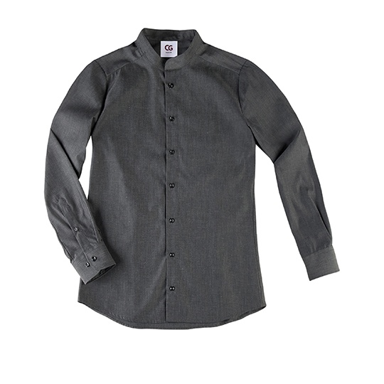 Koszula Meska Slim Melanzowa CGW540 - Dark Grey