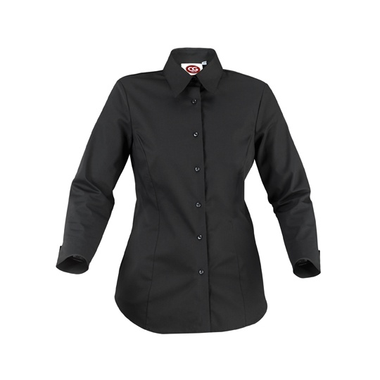 Bluzka Damska Slim Fit Strecz CGW640 - Black