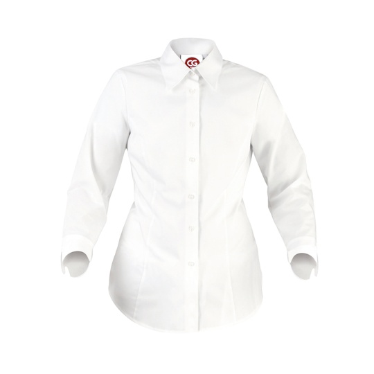Bluzka Damska Slim Fit Strecz CGW640 - White