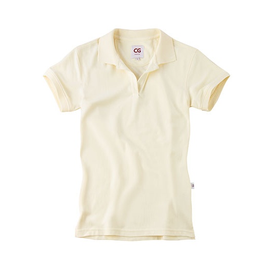 Polo Damskie Slim Pika CGW730 - Champagner