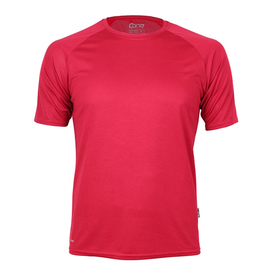 Koszulka sportowa slim raglan CN100 - Bordeaux Red