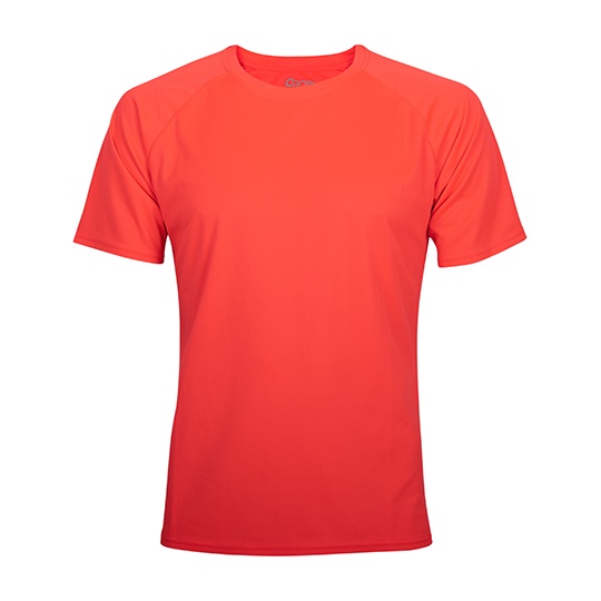 Koszulka sportowa slim CN100 - Neon Coral