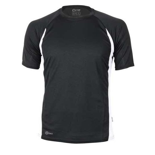 Koszulka sportowa slim CN110 - Black & White