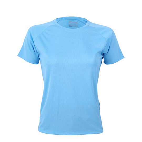 Koszulka Damska Slim Sportowa CN130 - Clear Blue