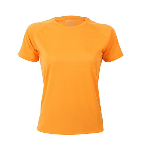 Koszulka Damska Slim Sportowa CN130 - Gold Yellow